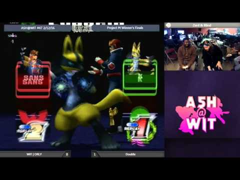 WIT | ORLY (Fox/Falcon) vs Double (Lucario) - ASH@WIT #47 Project M Winner's Finals