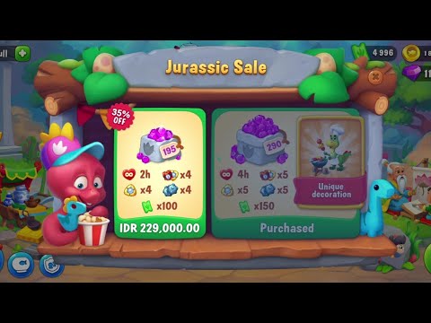 @Fishdom Buy 35% Off Diamonds on Jurassic Sale