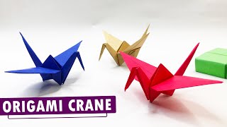 The Easiest Way to Make a Paper Crane | Beginner Origami Tutorial