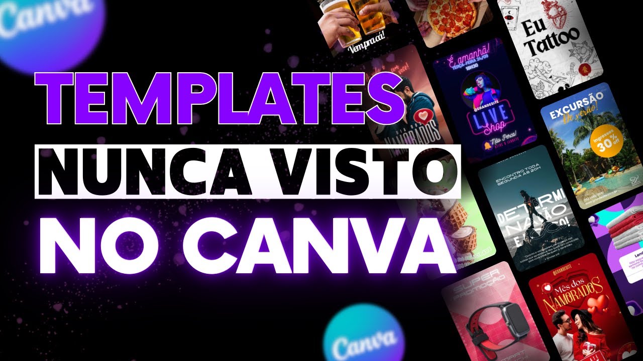 Descubra milhões de templates incríveis no Canva que você nunca viu antes!