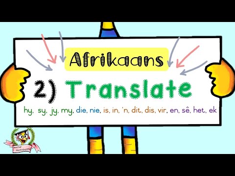 2) Afrikaans Test your knowledge (Translate)