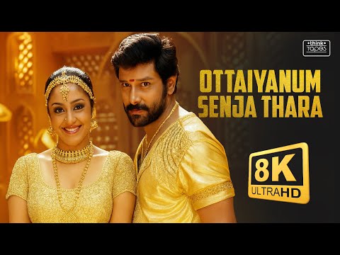 Ottaiyanum Senja Thara - 4K/8K Video song | Arul | Vikram, Jyothika, Vadivelu | Harris Jayaraj