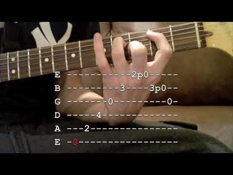 Guitar Lesson - How to Play the "Achilles Last Stand" Intro - With Tabs