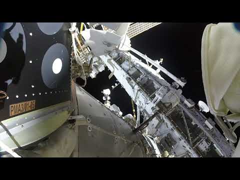 ISS Expedition 50: US EVA #41 - Peggy Whitson GoPro [Part 2]