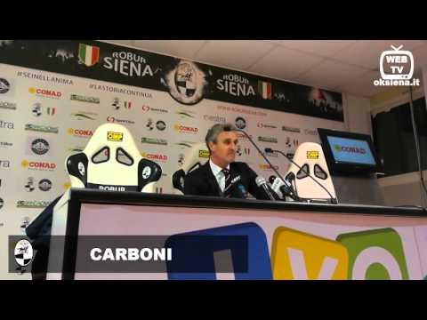 Carboni dopo Robur Siena Pontedera - 2016