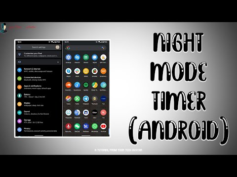 How to Set Night Mode Timer on Android/Enable the Hidden Night Mode Setting in Android