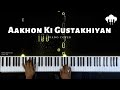 Aankhon Ki Gustakhiyan | Piano Cover | Kumar Sanu & Kavita Krishnamurthy | Aakash Desai