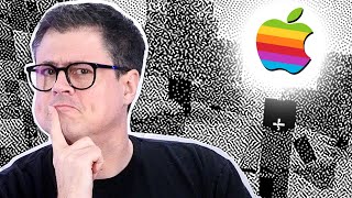 Minecraft on an 80's Macintosh