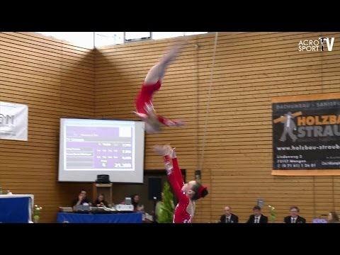 Acro Cup Albershausen 2013 Womens Pair Dynamic Youth Ekaterinenburg Russia - Ivanova Kuznetsova