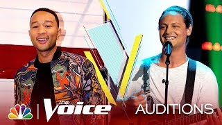 Mendeleyev sing &quot;Girl From The North Country&quot; on The Blind Auditions of The Voice 2019
