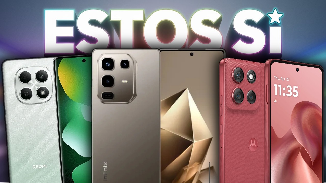 Los Mejores telefonos celulares BARATOS (MUCHO) y buenos (de VERDAD) para comprar en 2026