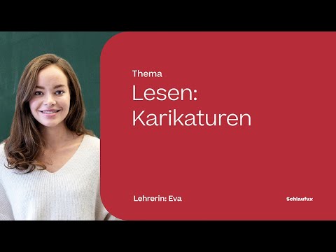 Karikatur analysieren: Interpretation, Vorgehen und Vokabular (Sek)