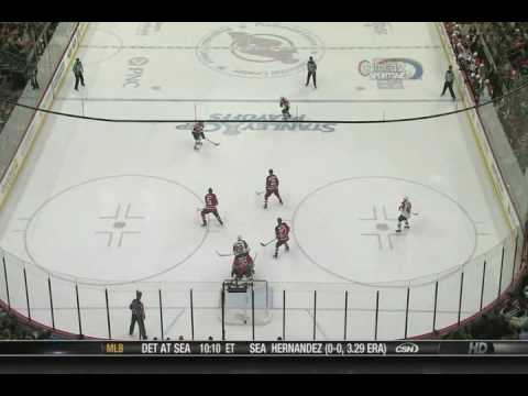 Chris Prongers scores vs the Devils - 4-16-10