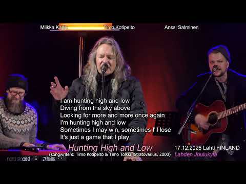 Timo Kotipelto, Hunting High and Low (with lyrics), LIVE 17.12.2025