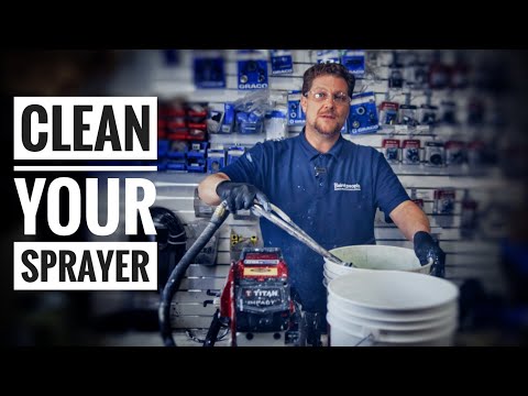 HOW TO CLEAN A SPRAYER | Airless Paint Sprayer Tips | Titan 440