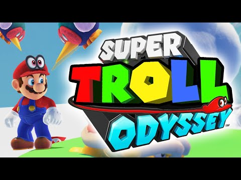 Super TROLL Odyssey - Mario Odyssey's FUNNIEST Troll Level! (funny mario custom troll level mod)