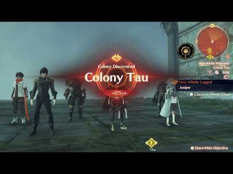 Xenoblade Chronicles 3 - Chapter 4 Natural Selection: Team Enters Colony Tau Cutscene Talk to Raine