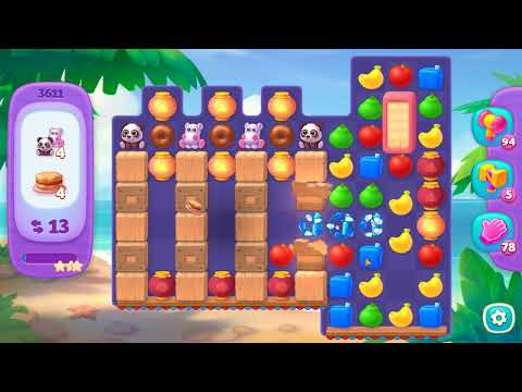 Wildscapes level 3611 No Boosters 🐼 Gameplay HD