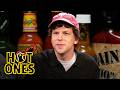Jesse Eisenberg Defies Doctor S Orders While Eating Spicy Wings Hot Ones