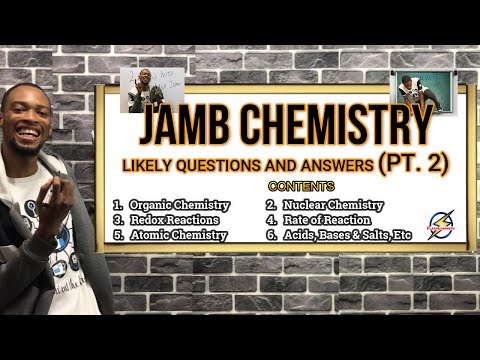 Jamb Chemistry Likely Questions And Answers (Pt.  2)