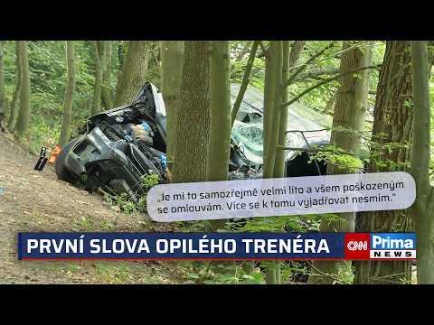 První slova opilého trenéra po tragické nehodě u Brna. V autě zahynulo dítě, další se zranily