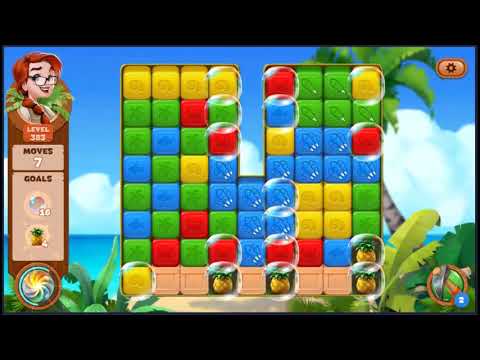 Lost Island Blast Adventure Level 383 - NO BOOSTERS 🏝️ | SKILLGAMING ✔️