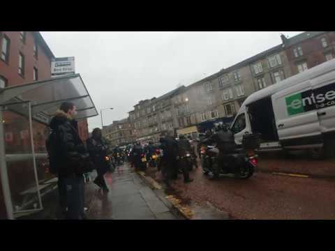 Blue Angels Biker Gang  Maryhill Road Glasgow