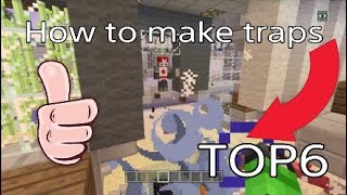 【Minecraft】トラップの作り方! How to make traps