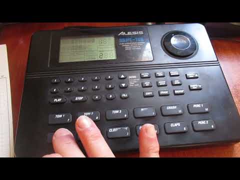 KICKS sounds on the ALESIS SR-16 Drum machine.