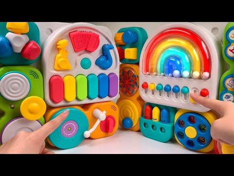 [🐰toy asmr🐰] Big Fidget Board & Colorful fidget toys ASMR 피젯보드 Satisfying with Unboxing 🔇No talking🔇