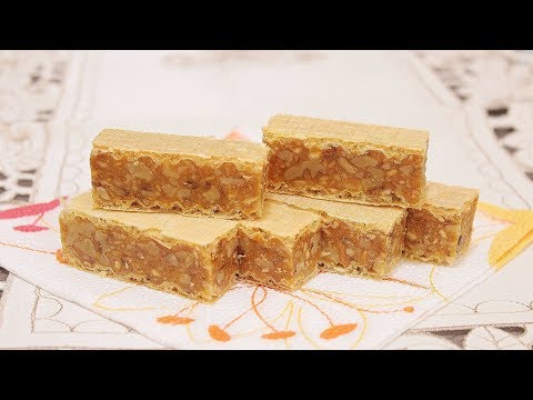 Wafer cake with caramelized nut filling - GRILLIASH