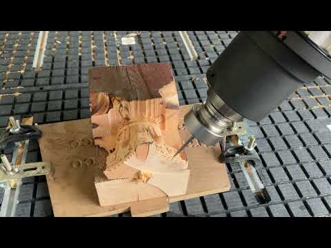 Automatic 3 Axis CNC Machine with Dual ATC Kits for Wood