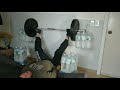 Vertical leg press (home training)