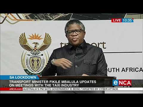 Advanced level 3 Mbalula gives update on transport regulations