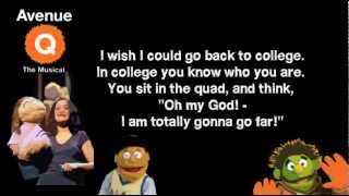 Avenue Q: I Wish I Could Go Back To College (Karaoke/Instrumental)