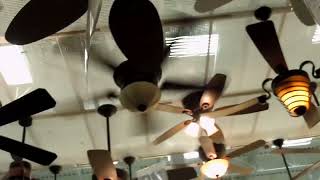 Old Lowes Ceiling Fan Display (With Fans Running!)