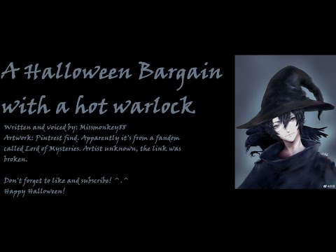 A Halloween bargain with a hot warlock -Male ASMR x Gender Neutral Listener-