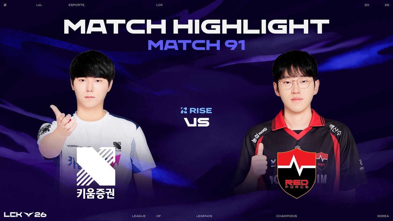 KRX vs NS | 매치 91 하이라이트 | 2026 LCK