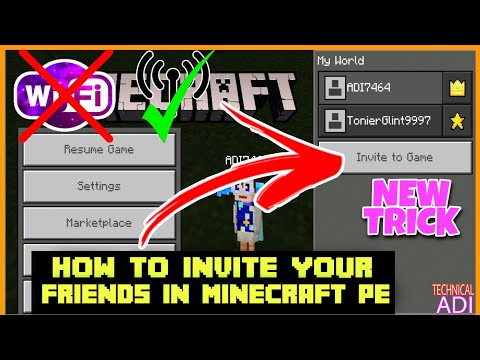TECHNICAL ADI - How to play multiplayer minecraft pocket edition in Android| Easy Method | 2021