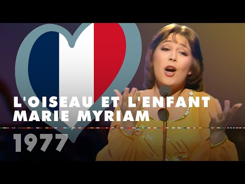 L'OISEAU ET L'ENFANT - MARIE MYRIAM (France 1977 – Eurovision Song Contest HD)