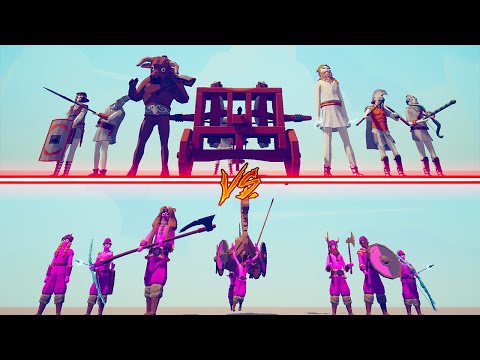 BATTLE OF BIRDS ANCIENT vs VIKING TEAM | TABS - Totally Accurate Battle Simulator