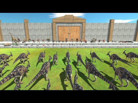 PARASAUROLOPHUS ARMY vs EVERY FACTION - Animal Revolt Battle Simulator