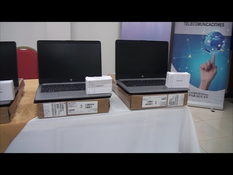 Entregan notebooks con acceso a internet 4G LTE a escuelas de Itapúa