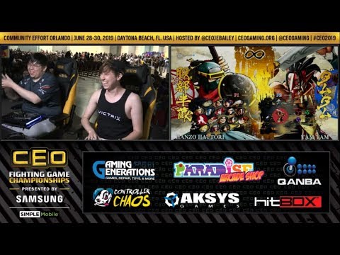 CEO 2019 Samurai Showdown Top 8 - VICTRIX CORY BELL vs JWONG
