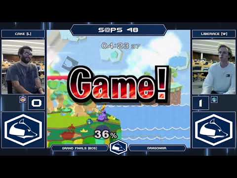 S@PS 48 Melee Singles - CAKE (Climbers) vs Liberace (Peach/Marth) - Grand Finals