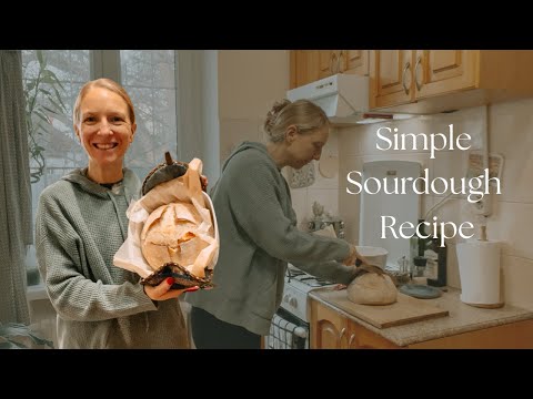 The EASIEST Sourdough Loaf Recipe | No stretch and Folds
