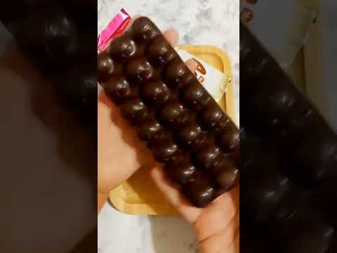 Unwrapping Aero Truffle Black Forest #shorts #aero#chocolatebar#asmrsatisfying