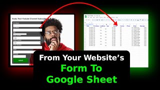 How To Send Data From Website Form to Google Sheet - Use Google Sheet to collect website form data