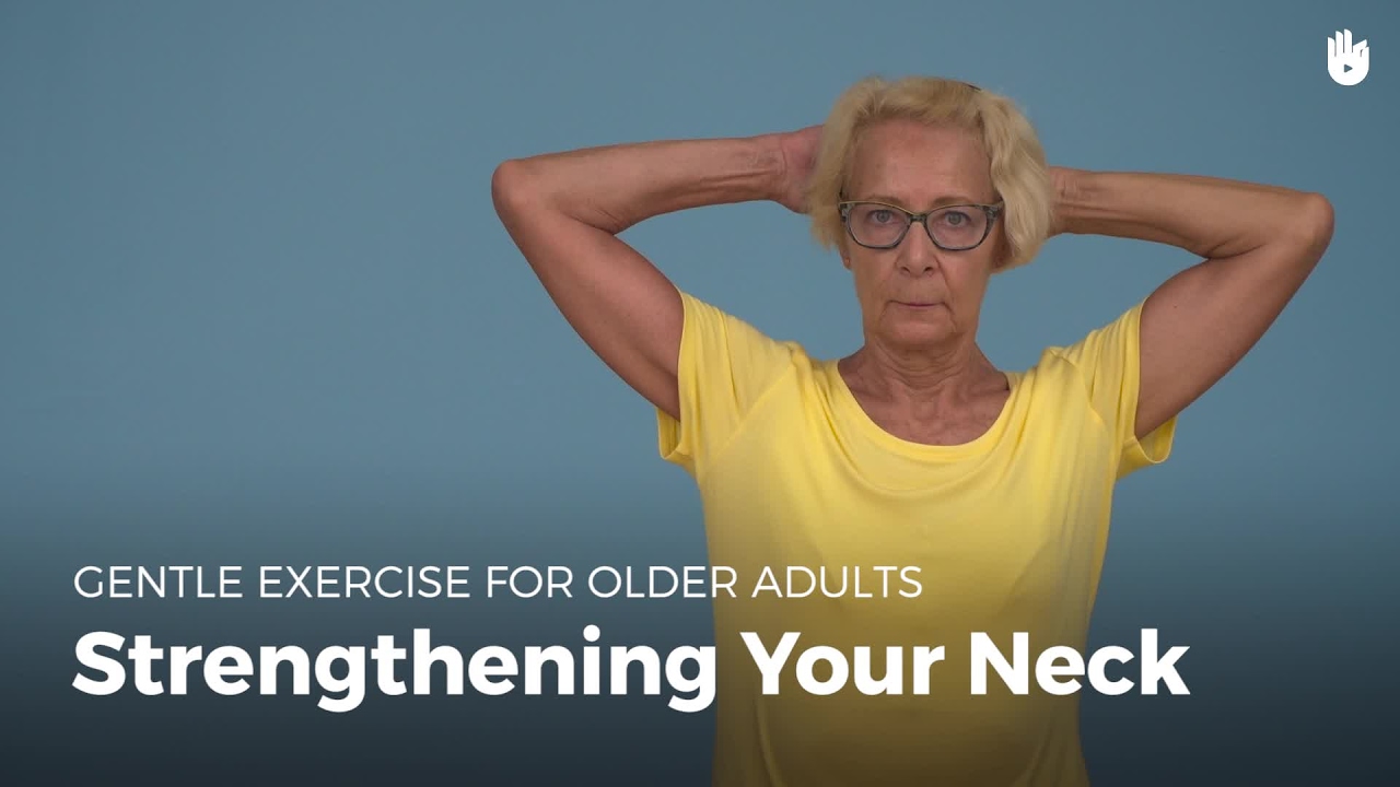 Neck Strength Excercises Gentle Exercise for Older Adults Sikana