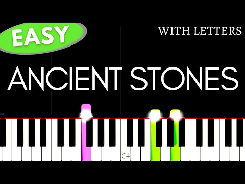 SKYRIM - Ancient Stones | Easy Piano tutorial Cover